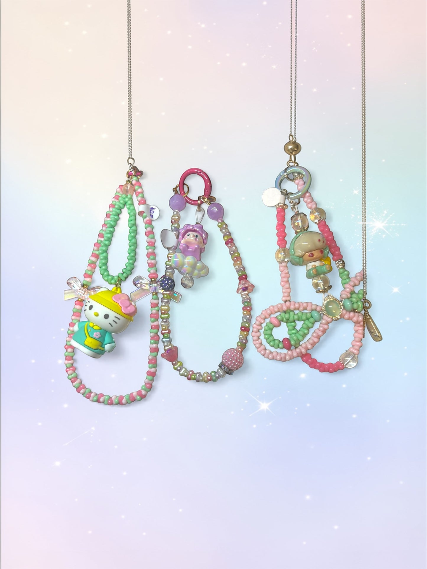 Phone Holders, Wristlets, Backpack & Locker Charms