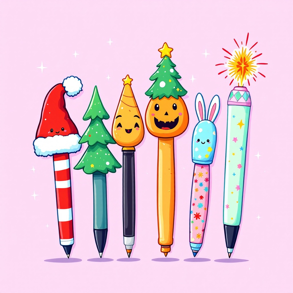 Holiday Vibes! Pens