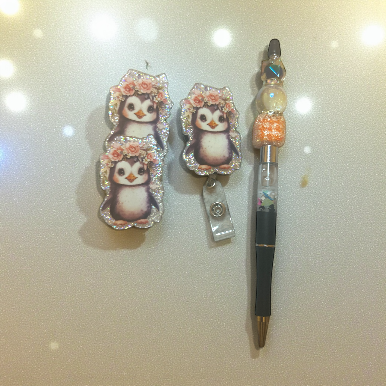 Water-Globe Pens  and Desk Sets