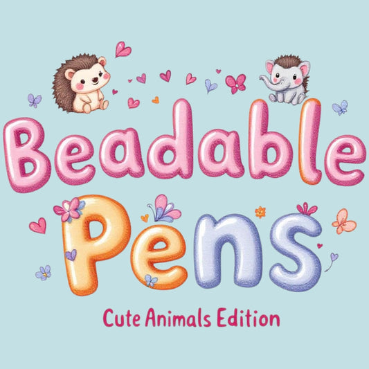 Beadable Pens: Cute Animals Edition