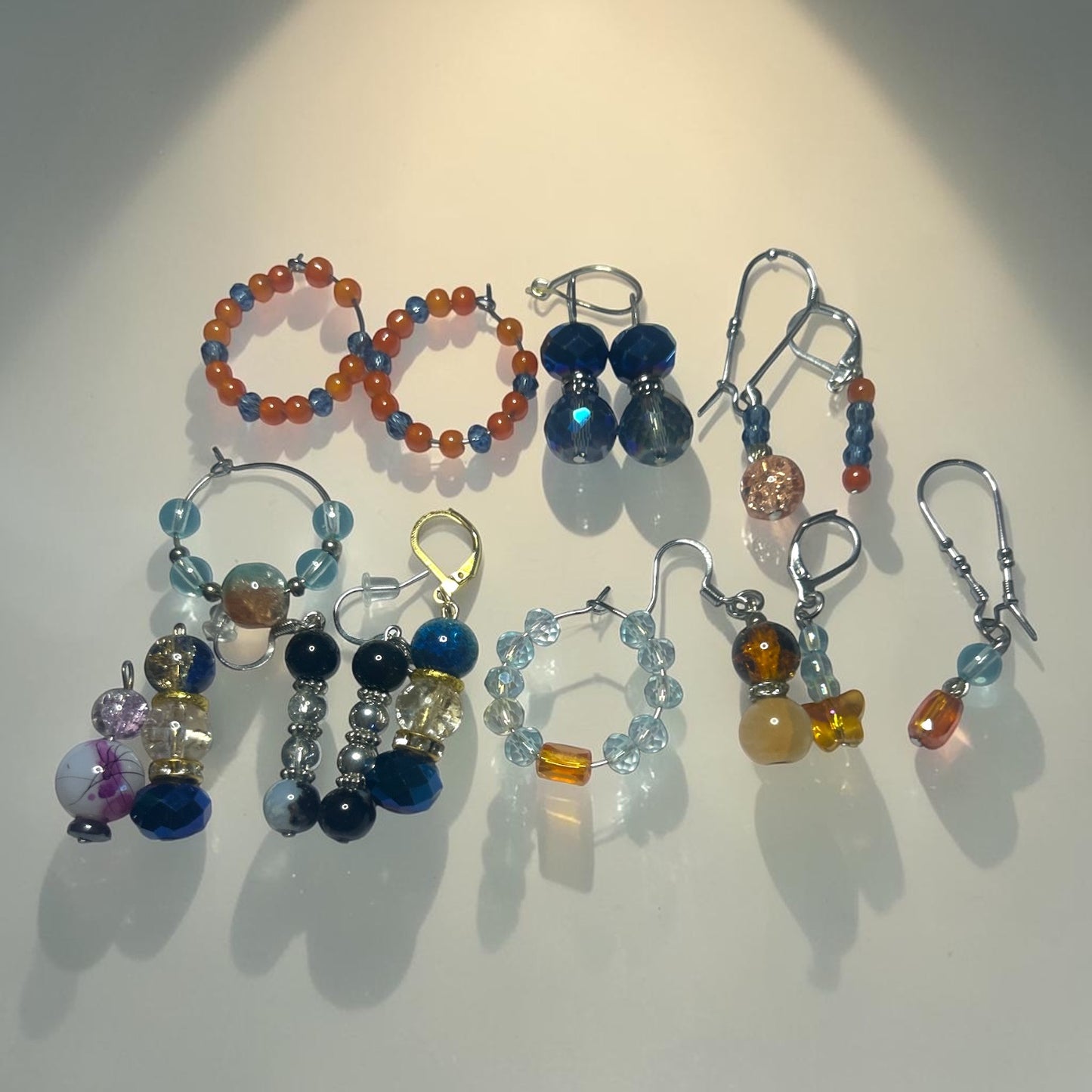 Crystal & Glass Beads Earrings