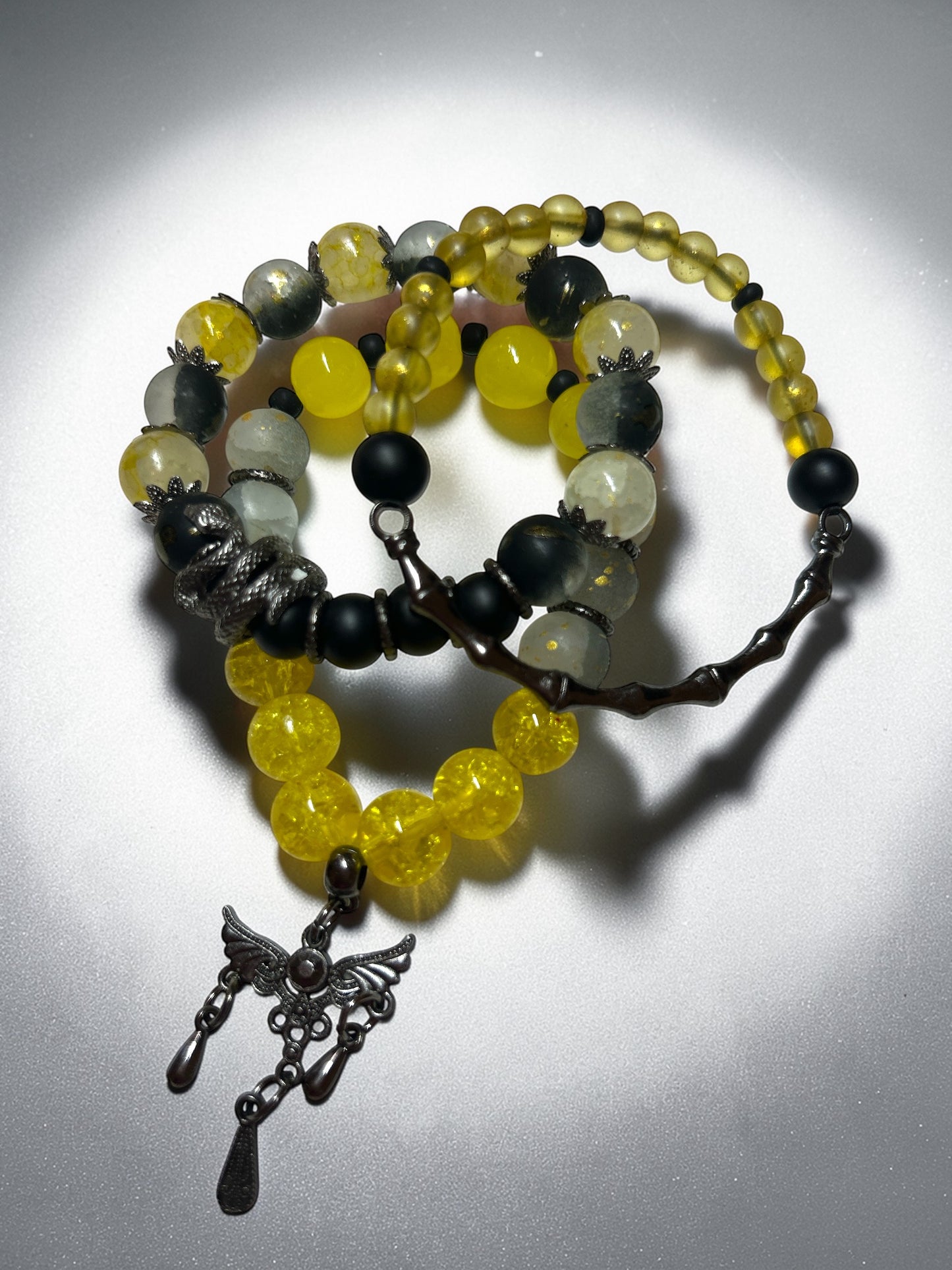 Yellow Majestic Bracelet Collection