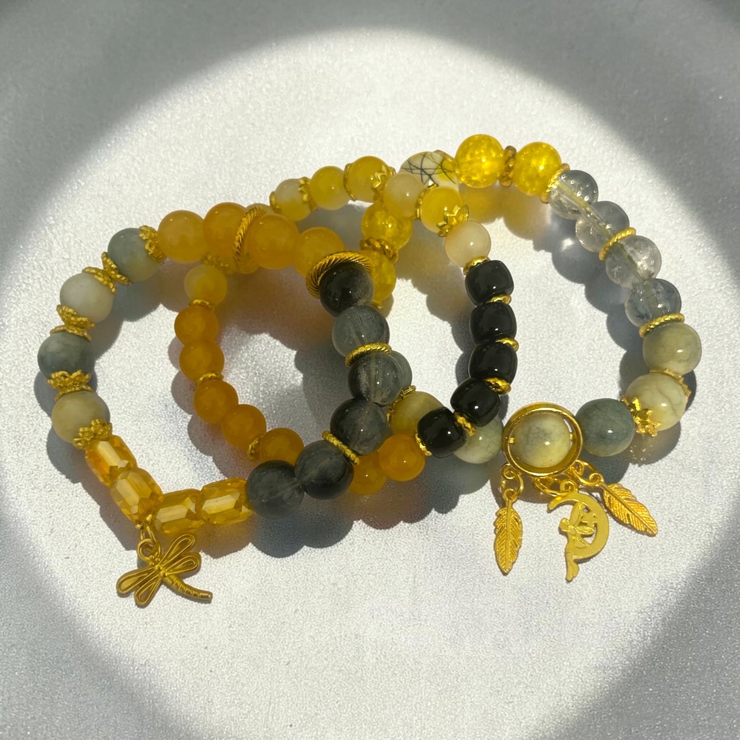 Yellow Majestic Bracelet Collection